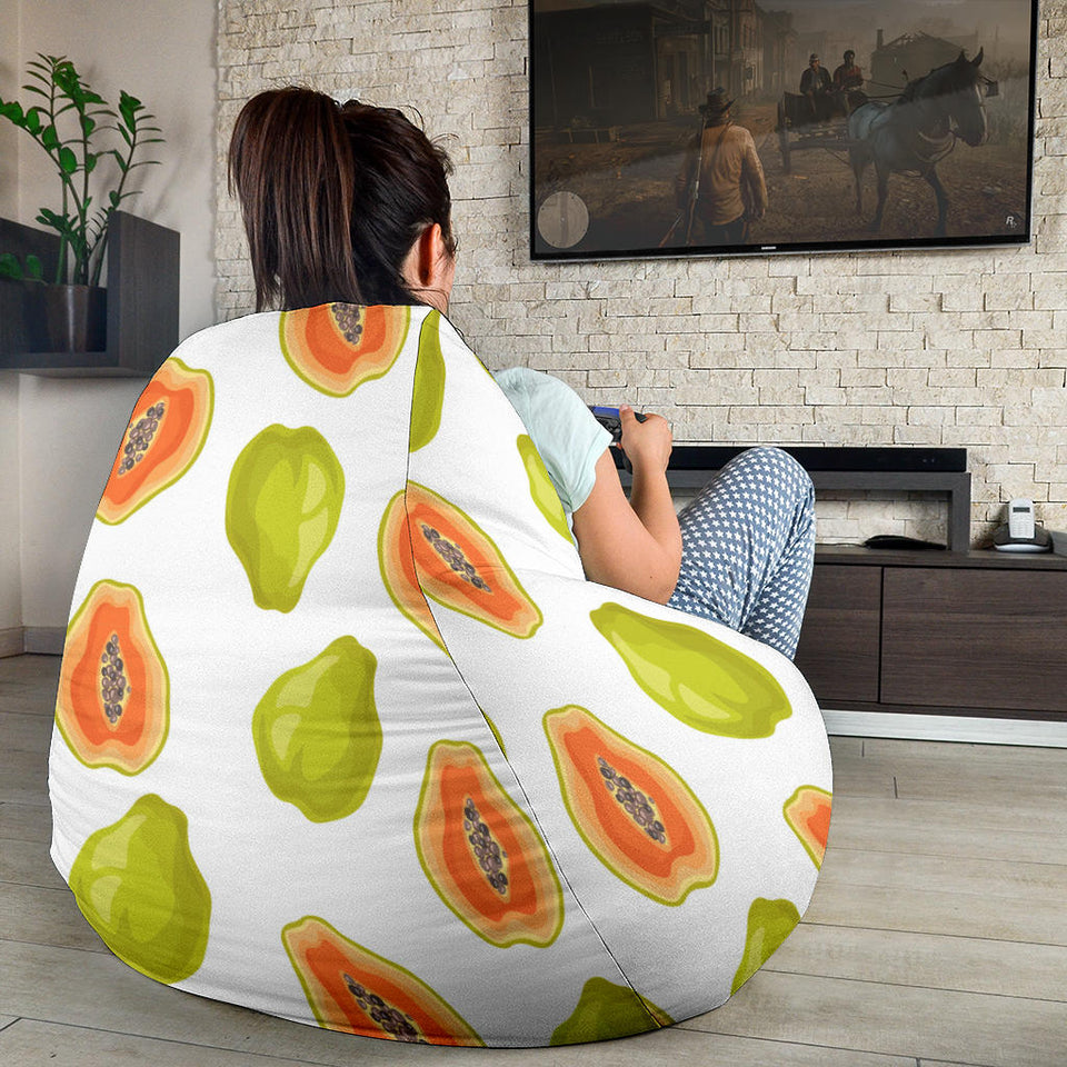 Papaya Pattern Theme Bean Bag Cover