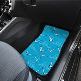 Seagull Pattern Print Design 05 Front and Back Car Mats