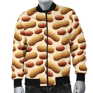 Peanut Pattern Men Bomber Jacket