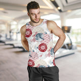 Japanese Fan Pattern Men Tank Top