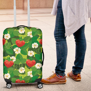 Strawberry Leaves Pattern Luggage Covers