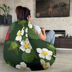 Strawberry Pattern Background Bean Bag Cover