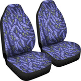 Lavender Theme Pattern Universal Fit Car Seat Covers