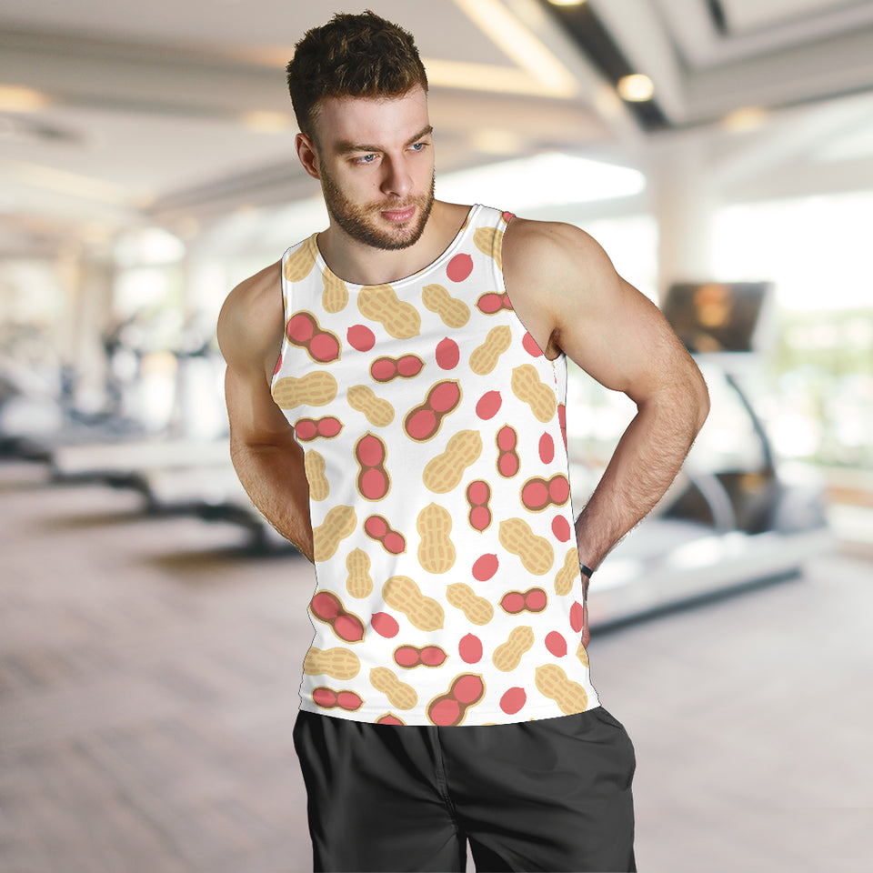 Peanut Theme Pattern Men Tank Top