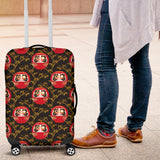 Daruma Bamboo Pattern Luggage Covers