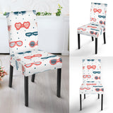 Sun Glasses Pattern Print Design 02 Dining Chair Slipcover