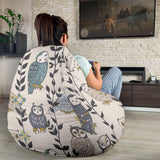 Owl Pattern Background Bean Bag Cover