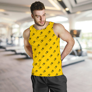 Ninja Weapon Pattern Men Tank Top