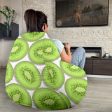 Sliced Kiwi Pattern Background Bean Bag Cover