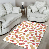 Peanut Theme Pattern Area Rug