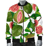 Guava Leaves Pattern Men Bomber Jacket