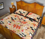 Sushi Pattern Quilt Bed Set