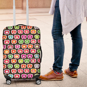 Colorful Apple Pattern Luggage Covers