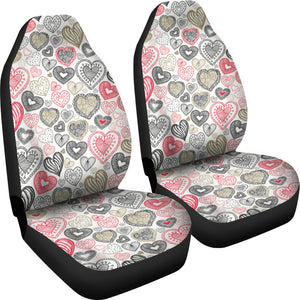 Heart Tribal Pattern Universal Fit Car Seat Covers