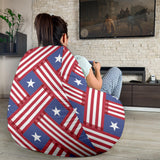 USA Star Stripe Pattern Bean Bag Cover