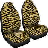 Gold Bengal Tiger Pattern Universal Fit Car Seat Covers