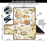 Cheese Pattern Theme Loveseat Couch Cover Protector