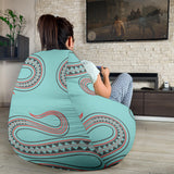 Snake Tribal Pattern Bean Bag Cover