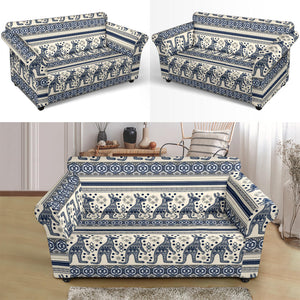 Kangaroo Aboriginal Pattern Ethnic Motifs Loveseat Couch Slipcover