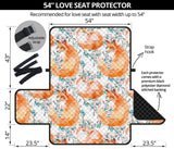 Fox Water Color Pattern Loveseat Couch Cover Protector