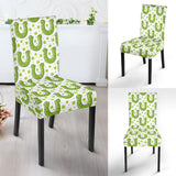 Horseshoes Pattern Print Design 02 Dining Chair Slipcover