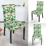 Giraffe Pattern Print Design 02 Dining Chair Slipcover