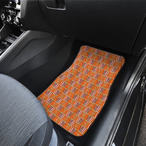 Popcorn Pattern Print Design 05 Front Car Mats