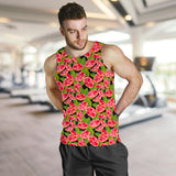 Grapefruit Leaves Pattern Men Tank Top