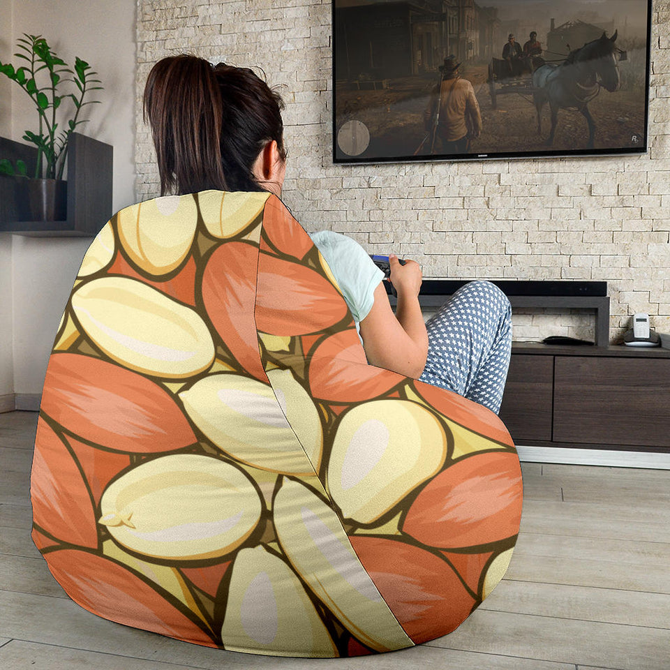 Peanut Pattern Background Bean Bag Cover