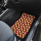 Hamburger Pattern Print Design 01 Front Car Mats