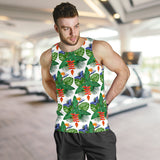 Heliconia Butterfly Leaves Pattern Men Tank Top