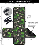 Dinosaur Pattern Recliner Cover Protector