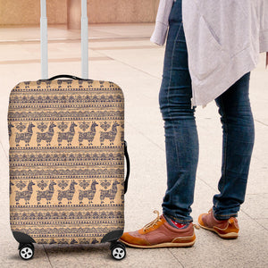 Llama Pattern Ethnic Motifs Luggage Covers