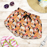 Squirrel Pattern Print Design 04 Women Shorts