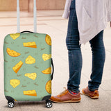 Cheese Pattern Background Luggage Covers