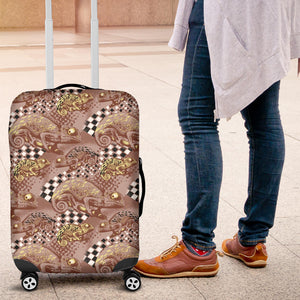 Chameleon Lizard Pattern Luggage Covers