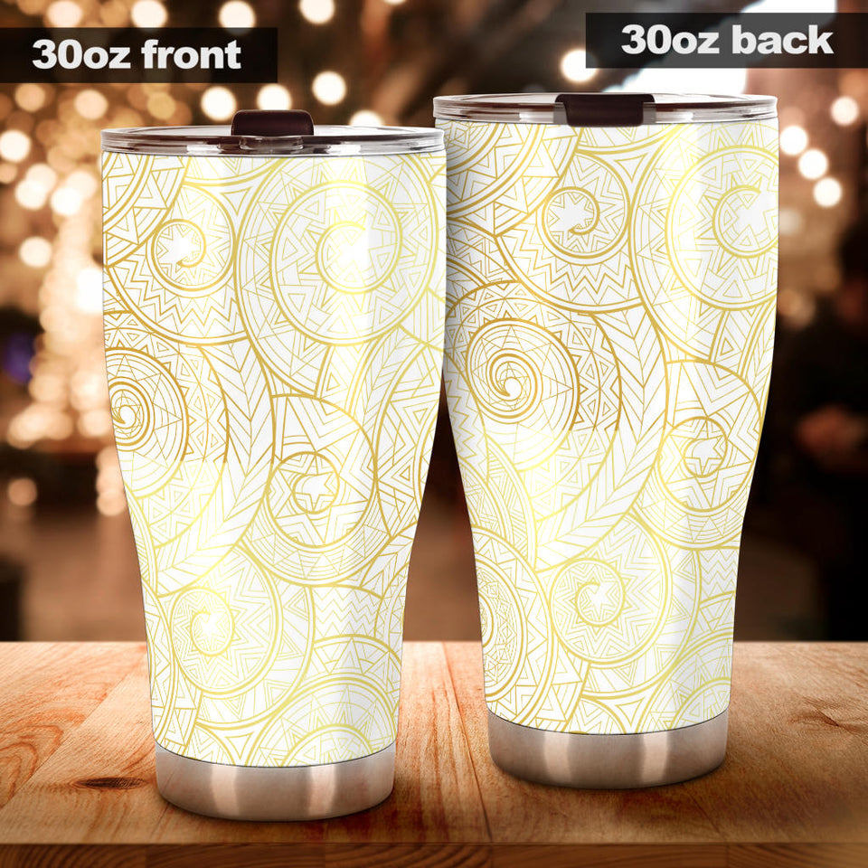 Shell Tribal Pattern Tumbler