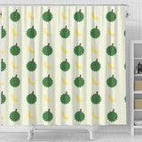 Durian Pattern Theme Shower Curtain Fulfilled In US