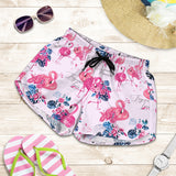 Flamingo Pink Pattern Women Shorts