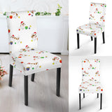 Jack Russel Pattern Print Design 02 Dining Chair Slipcover