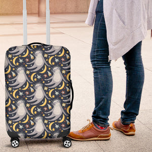 Sloth Astronaut Pattern Luggage Covers