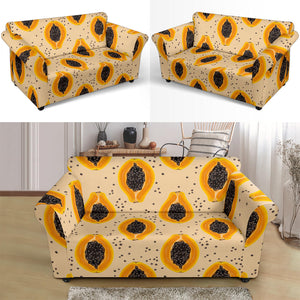 Papaya Pattern Loveseat Couch Slipcover