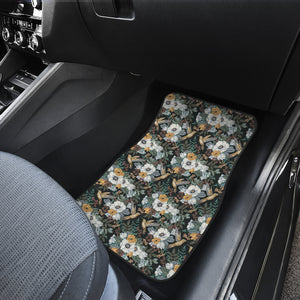 Hummingbird Pattern Print Design 05 Front Car Mats