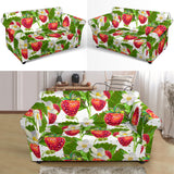 Strawberry Pattern Loveseat Couch Slipcover