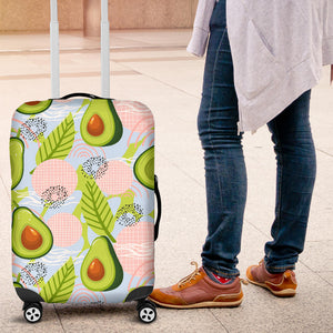 Avocado Pattern Theme Luggage Covers