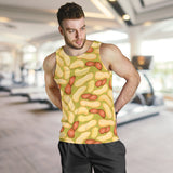 Peanut Pattern Theme Men Tank Top