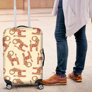Yule Goat or Christmas goat Pattern Luggage Covers