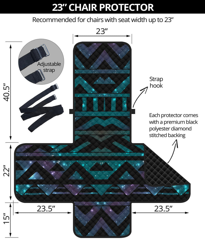 Space Tribal Galaxy Pattern Chair Cover Protector