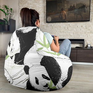 Panda Pattern Bean Bag Cover