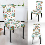 Goldfish Pattern Print Design 01 Dining Chair Slipcover